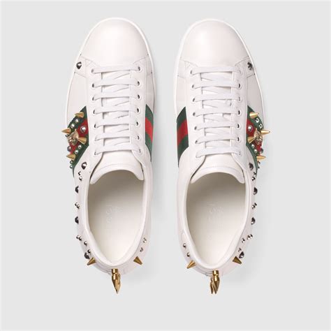 gucci ace studded sneakers|gucci ace sneakers on sale.